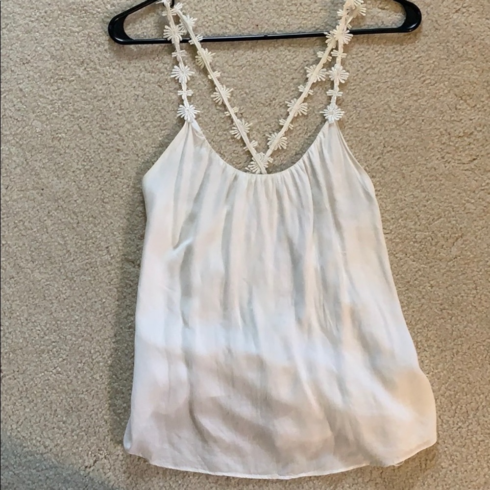 Flowing, strapped top.
